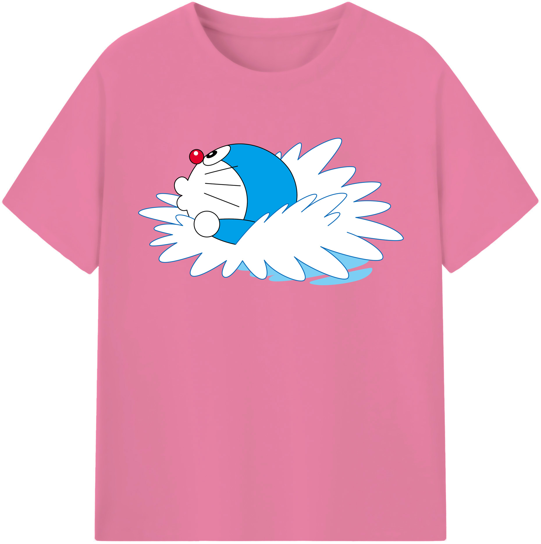 （画像用） ドラえもん Doraemon 綿100％半袖Tシャツ（フロントプリント）